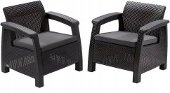 Keter Garden chairs Corfu Duo Set peleki 8711245158778