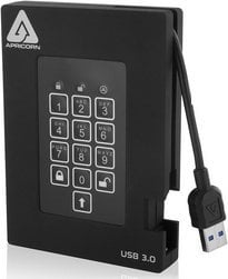 Apricorn Apricorn Aegis Padlock Fortress 256 GB USB 3.2 Gen 1 (3.1 Gen 1) Čierny