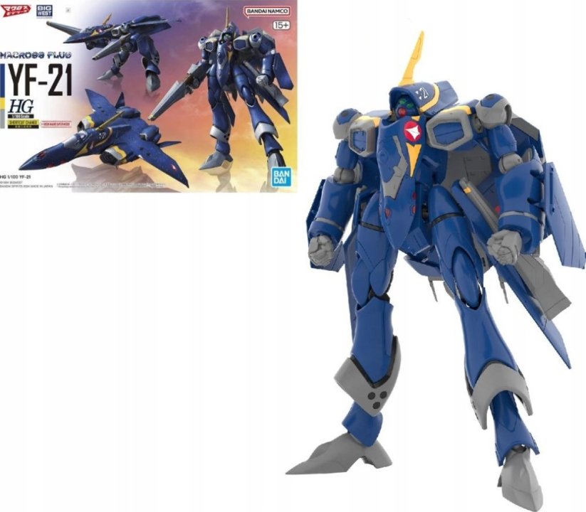 Bandai HG 1/100 MACROSS PLUS YF-21