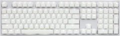 Ducky Ducky One 2 White Edition PBT Gaming Tastatur, MX-Red, weiße LED - weiß