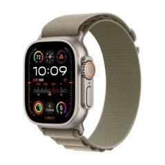 Apple Watch Ultra 2 GPS + Cellular 49mm Titanium Case Alpine Loop Large olivový (MRF03WB/A)