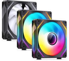 Jonsbo Jonsbo ZL-120B PWM ARGB Lüfter 3er Pack, reguläre Ausrichtung - 120mm, schwarz