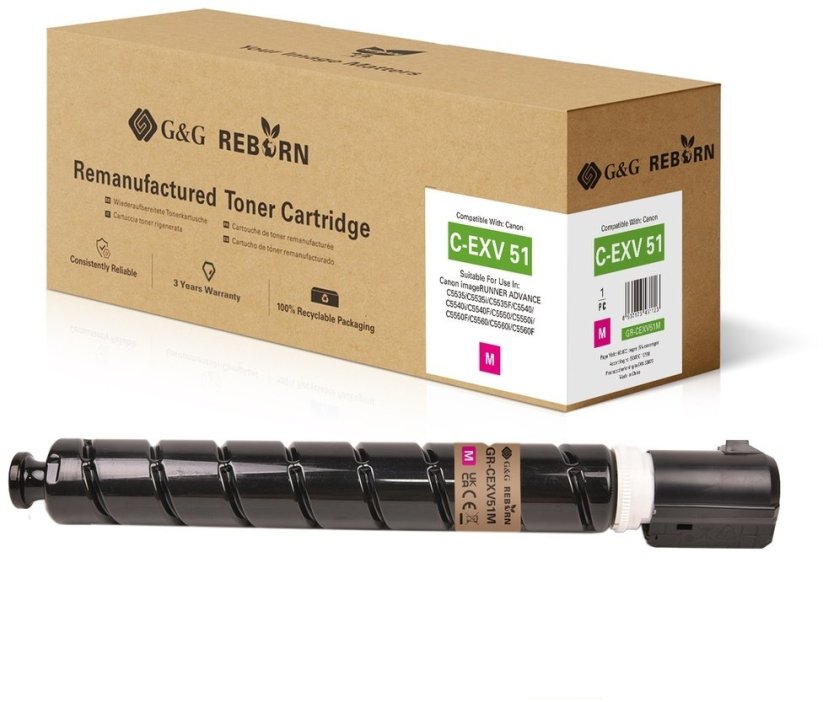 G&G Reborn-Toner kompatybilny z Canon C-EXV 51 (0483C002) M
