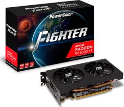 Power Color Radeon RX 6500 XT Fighter OC 4GB GDDR6 (AXRX 6500XT 4GBD6-DH/OC)