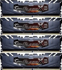 G.Skill Flare X, DDR4, 32 GB, 3200MHz, CL16 (F4-3200C16Q-32GFX)