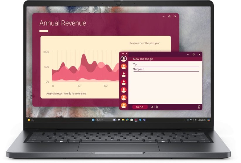 Dell Pro 14 PC14250 / 14" FHD  / U5 235U / 16GB / 1TB SSD / Windows 11 Pro