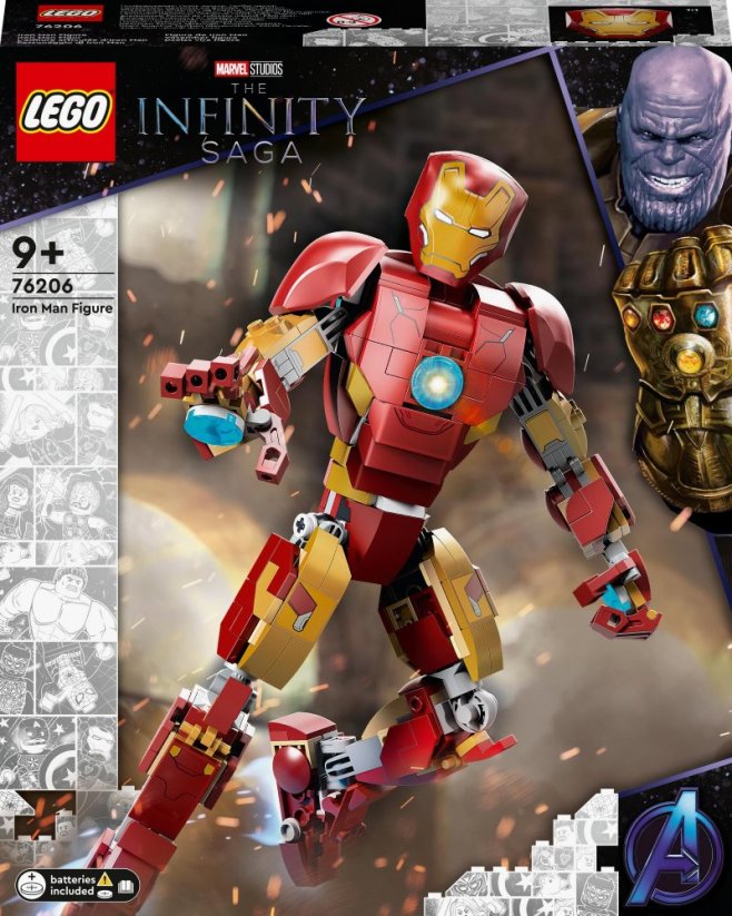 LEGO Marvel Figurka Iron Mana (76206)