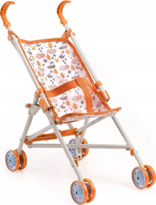 Djeco Djeco Lėlės - Vežimėlis - skėtukas - Miškas - 54 cm