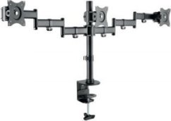 Manhattan HAGOR HA Tablemount KB Triple vollbeweglicher Monitor-Tischhalter fuer 3x 38-68cm screens max VESA 100x100mm max Traglast 3x 8kg