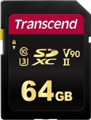 Transcend 700S SDXC 64 GB Class 10 UHS-II/U3 V90 (TS64GSDC700S)