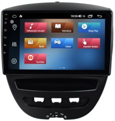 NoName Radio Navigácia GPS Citroen C1 2005-2014 android