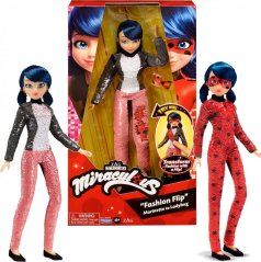 Orbico Miraculous: Biedronka i Čierny Kot - Marinette/ Biedronka fashion Flip w zmieniającym się stroju