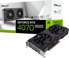 PNY GeForce RTX 4070 SUPER Verto OC Dual Fan 12GB GDDR6X (VCG4070S12DFXPB1-O)