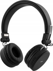 Streetz STREETZ sulankstomos BT5,0 ausinės, 3,5 mm, juodos HL-BT400