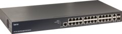 Barox Barox RY-LGSP23-26 łącza sieciowe Zarządzany L2/L3 Gigabit Ethernet (10/100/1000) Obsługa PoE Čierny