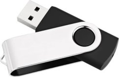 MediaRange MediaRange MR908NTRL pamięć USB 8 GB USB Typu-A 2.0 Čierny, strieborný