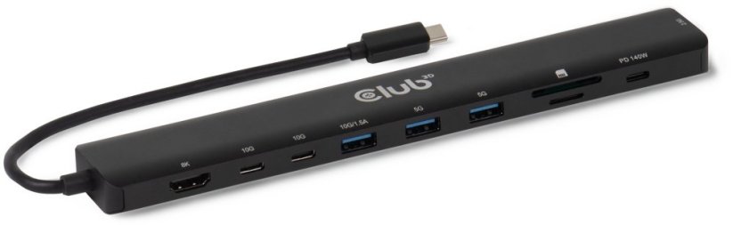 Club 3D CLUB3D CSV-2550 huby i koncentratory USB Type-C