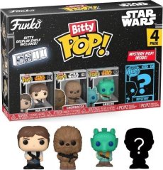 Funko Pop star wars bitty funko pop 4 pack 2.5cm han solo chewbacca greedo