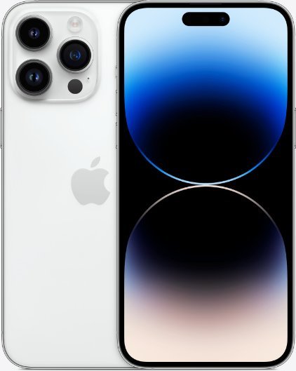 Apple iPhone 14 Pro Max 128GB Silver (MQ9Q3)