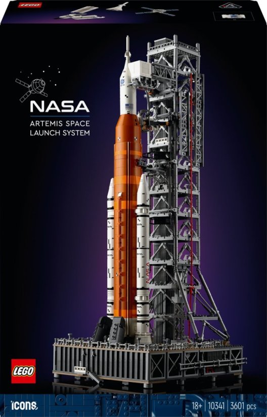 LEGO Icons Raketa SLS NASA Artemis (10341)