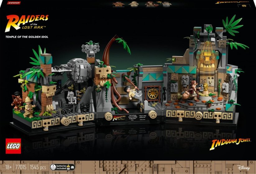 LEGO Indiana Jones Chrám zlatej sochy (77015)