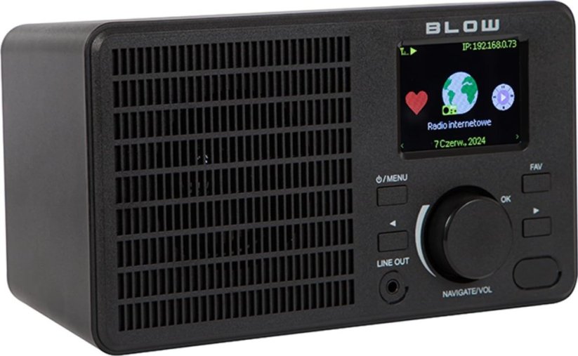 Blow 77-590# Radio przenośne internetowe blow ri1