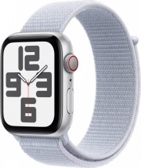 Apple Watch SE GPS + Cellular 44mm Silver Alu Sport Loop Modrý  (MXGR3ET/A)