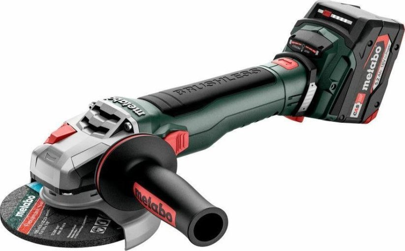 Metabo METABO.SZLIFIERKA KĄT.WB 18 LT BL 11-125 QUICK 2x5,2Ah METABOX