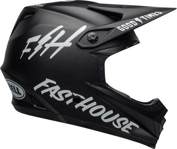 Bell Prilba na celú tvár FULL-9 FUSION MIPS fasthouse matte black white r. XS (51-53 cm)