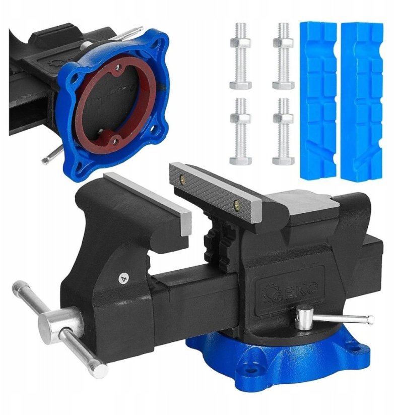 Geko Imadło obrotowe 6" 150mm HEAVY DUTY (1)