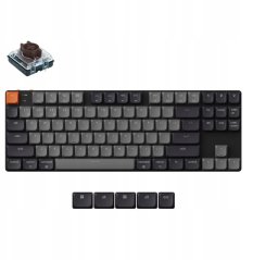 Keychron Keychron - K1 QMK Wireless Mechanical Keyboard (Version 6) White Backlight / Keychron Low Profile 2.0 Mechanical / Brown