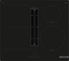 Bosch Serija 4, Indukcinė kaitlentė su integruota ventiliacijos sistema, 60 cm, kaitlentė be rėmo PVS611B16E