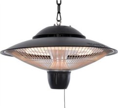 Sunred Grzejnik wiszący Barcelona, 1500 W, halogenowy, Čierny