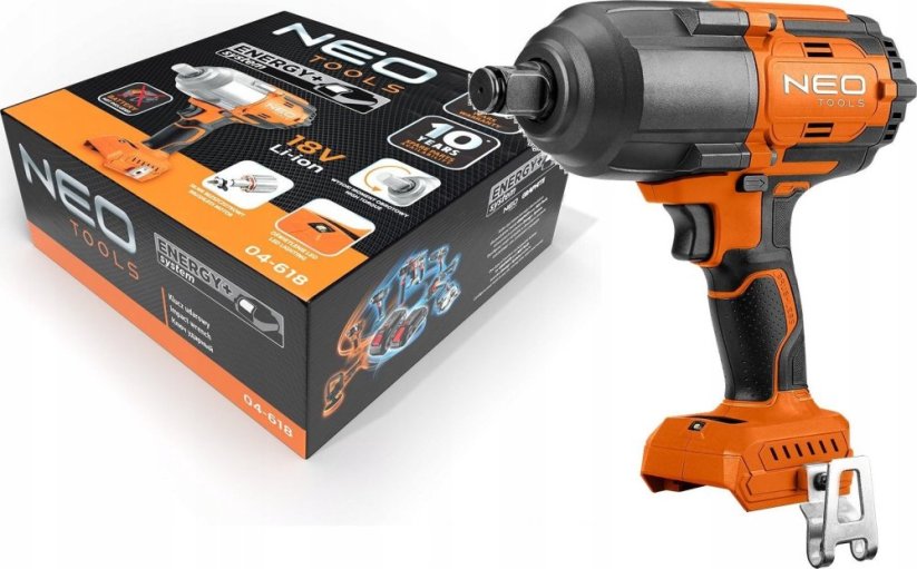 Rázový uťahovák Neo 1100 Nm Energy+ 18V 04-618