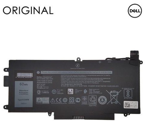 Extra Digital Bateria do Notebooka DELL K5XWW 7500mAh Original