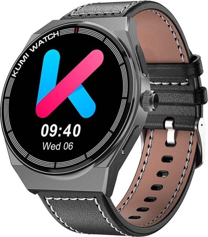 Kumi Smartwatch Kumi GT5 MAX 1.39 cala 290 mAh Sivý