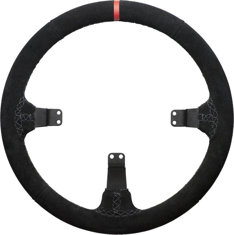 Asetek Asetek SimSports Lenkradkranz, gewölbt, 340 mm - schwarz, wildleder