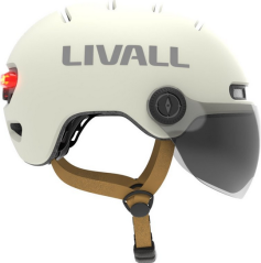 Livall City L23-M-WHTo senzorom pádu SOS a LED diódou