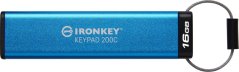 Kingston Pendrive 16GB IronKey Keypad 200 FIPS140-3 Lvl3 AES-256