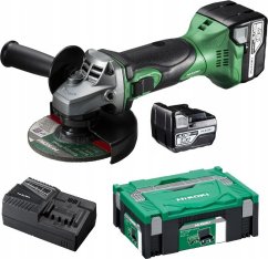 Hikoki HIKOKI.ANGLE GRINDER. 18V 125 G18DSL2 2x5.0Ah HITSYSTEM ...