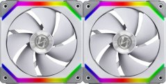 Lian Li SL140 Biely 2-pack + Hub (UF-SL140-2W)