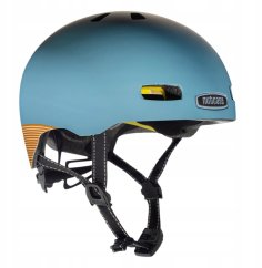 MET Nutcase Street Blue Steel Mips cycling helmet, L