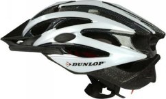 Dunlop prilba bicyklová nastaviteľná Biely Led r. M
