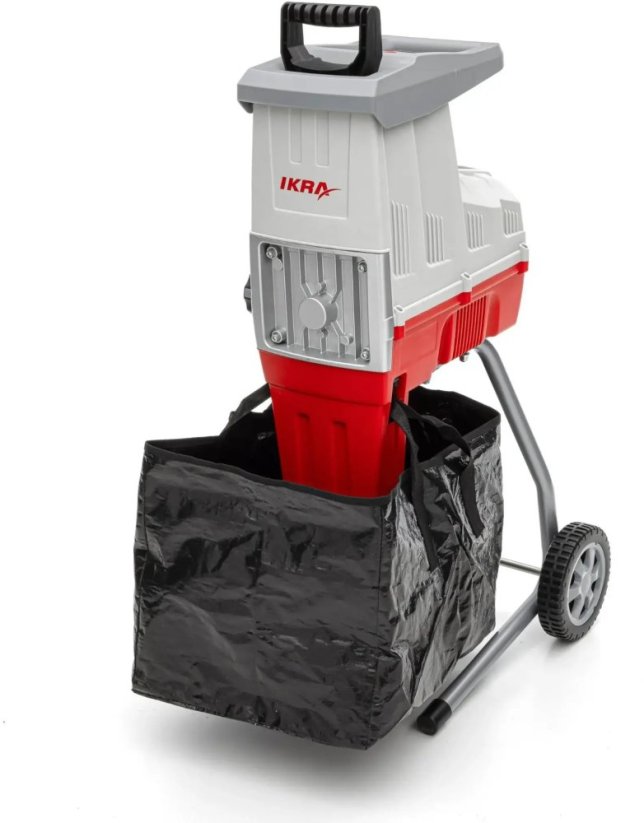 Ikra elektrickýrozdrabniacz do gałęzi 3 kW, do 44 mm gałęzi, 50 l koš, ILH 3000 S