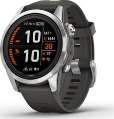 Garmin fenix 7S Pro Solar Silver/Graphite Band(010-02776-01)