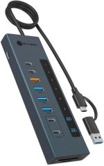 Icy Box Hub 11-in-1 Hub IcyBox USB 3.2 mit Type-C & Kartenleser