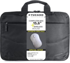 Tucano Tucano Borsa Idea 15.6" computer bag + mouse, black