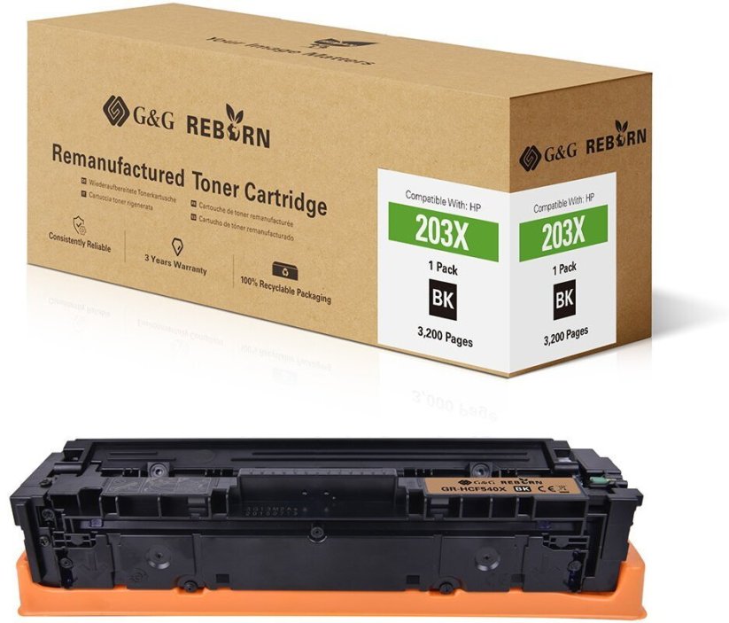 G&G Kaseta z tonerem GR-HCF540X 1 ks Náhradný Čierny (21265)