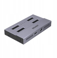 Unitek Unitek USB4 4-kieszeniowa stacja dokująca/ klonująca M.2 SSD