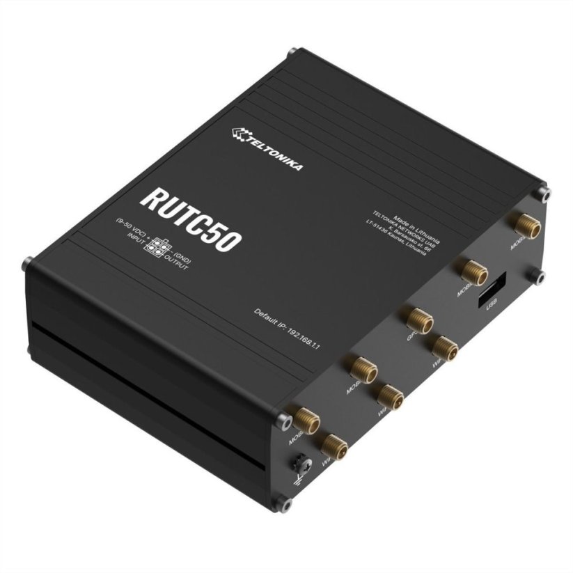 Teltonika TELTONIKA NETWORKS RUTC50 V2 eSIM 5G/4G/LTE/3G WiFi 6 Router
